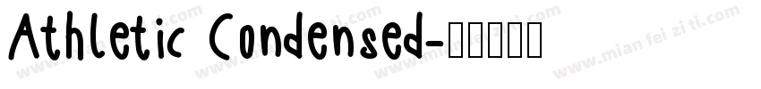 Athletic Condensed字体转换